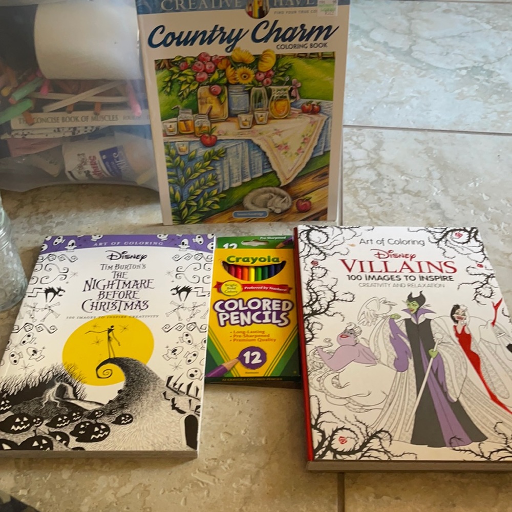 Disney Coloring Book Bundle NEW